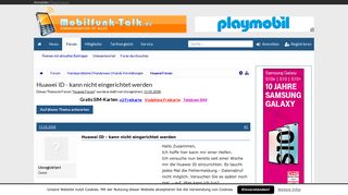 
                            5. Huawei ID - kann nicht eingerichtet werden | Handy Forum ...