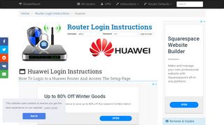 
                            5. Huawei Login: How to Access the Router Settings | RouterReset