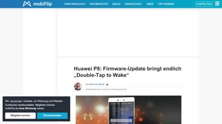 
                            4. Huawei P8: Firmware-Update bringt endlich „Double-Tap to Wake“