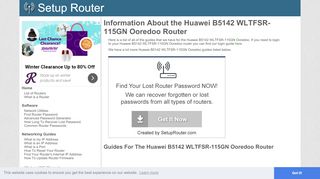 
                            2. Huawei Router Guides - SetupRouter