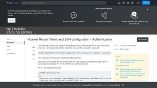 
                            6. Huawei Router Telnet and SSH configuration - Authentication ...