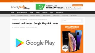 
                            2. Huawei und Honor: Google Play zickt rum » handyflash-Blog
