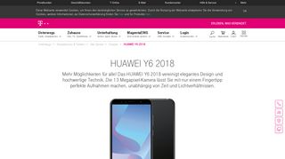 
                            12. HUAWEI Y6 2018 mit Vertrag kaufen | Telekom