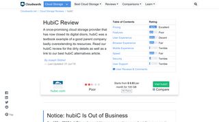 
                            6. hubiC Review - This service is defunct as of May 2018 - Cloudwards.net