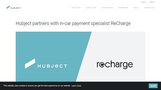 
                            10. Hubject partners with in-car payment specialist ReCharge | Hubject