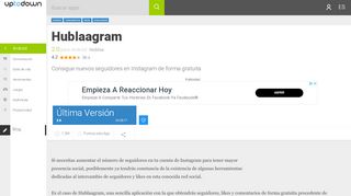 
                            12. Hublaagram 2.0 para Android - Descargar - Uptodown