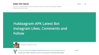 
                            10. Hublaagram APK Latest Bot Instagram Likes, Comments ...