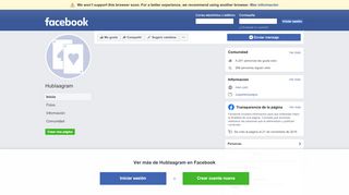 
                            7. Hublaagram - Inicio | Facebook