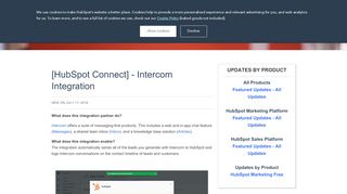 
                            9. [HubSpot Connect] - Intercom Integration