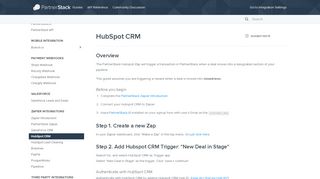 
                            13. HubSpot CRM - the PartnerStack Docs