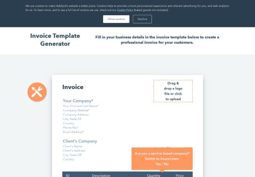 
                            13. HubSpot Invoice Generator