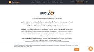 
                            11. HubSpot Marketing integrated in GetAccept: HubSpot e-signing