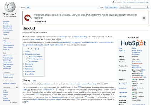 
                            2. HubSpot - Wikipedia