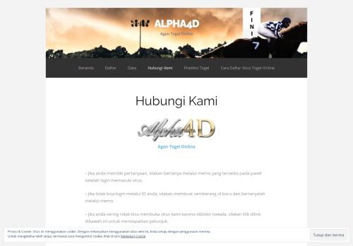 
                            12. Hubungi Kami | ALPHA4D - ALPHA4D | Agen Togel Online