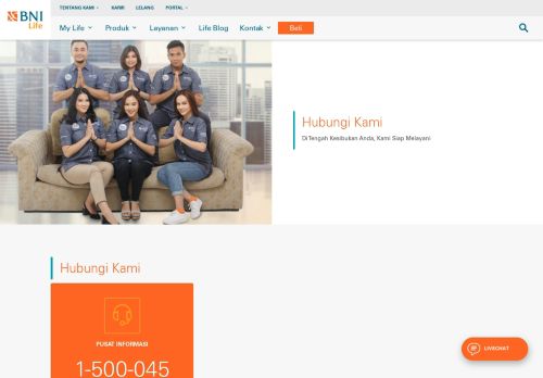 
                            5. Hubungi Kami | BNI Life Insurance