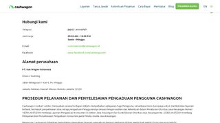 
                            3. Hubungi Kami: hotline, email, whatsApp. - Cashwagon.id