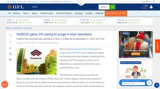 
                            12. HUDCO gains 3% owing to surge in loan sanctions - IndiaInfoline