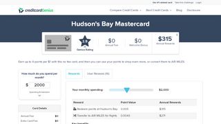 
                            12. Hudson's Bay Mastercard | creditcardGenius