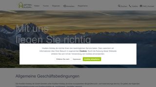 
                            4. Huetten-Holiday.de - Terms & Conditions