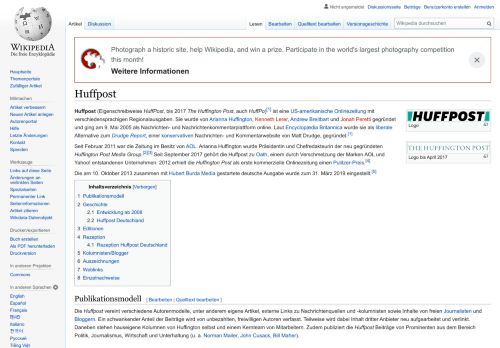 
                            11. Huffpost – Wikipedia