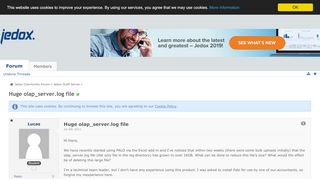 
                            13. Huge olap_server.log file - Jedox OLAP Server - Jedox Community Forum