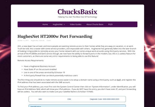 
                            12. HughesNet HT2000w Port Forwarding – ChucksBasix