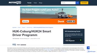 
                            9. HUK-Coburg/HUK24 Smart Driver Programm - Seite 3 - B... - Motor-Talk