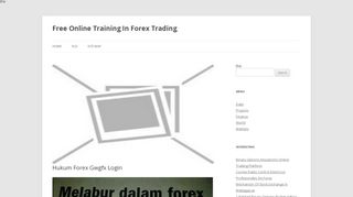 
                            12. Hukum Forex Gwgfx Login - Daily - Free Online Training In Forex ...