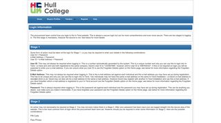 
                            10. Hull College Electronic Tendering Site - Login Help