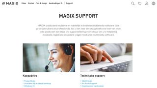 
                            4. Hulp & support - MAGIX - magix ag