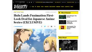 
                            10. Hulu Lands Funimation First-Look Deal for Japanese Anime Series ...