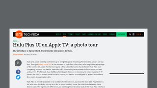
                            11. Hulu Plus UI on Apple TV: a photo tour | Ars Technica