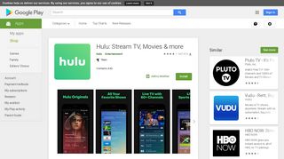 
                            4. Hulu: Stream TV, Movies & more – Apps bei Google Play
