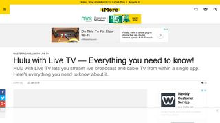 
                            6. Hulu with Live TV — Everything you need to know! | iMore