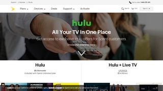 
                            2. Hulu with Sprint Unlimited