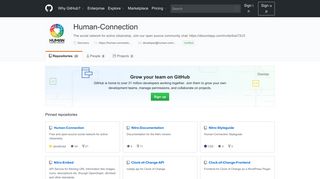 
                            11. Human-Connection · GitHub