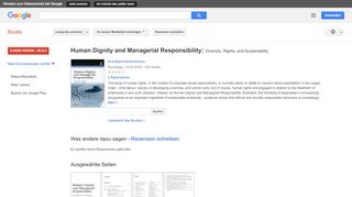 
                            9. Human Dignity and Managerial Responsibility: Diversity, Rights, and ...