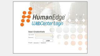 
                            7. Human Edge WebCenter : Please Sign In