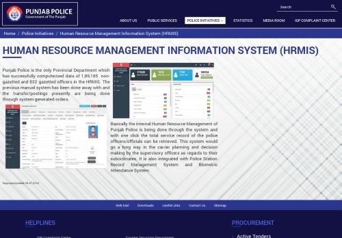 
                            11. Human Resource Management Information System (HRMIS) | Punjab ...