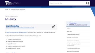 
                            2. Human resources: eduPay