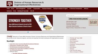 
                            7. Human Resources - Texas A&M University