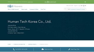 
                            12. Human Tech Korea Co., Ltd. Company Profile | Key ...