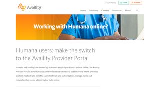 
                            4. Humana - Availity