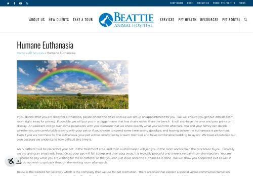 
                            9. Humane Euthanasia | Beattie Pet Hospital