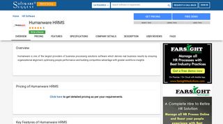 
                            6. Humanware HRMS - Pricing, Reviews, Alternatives and Competitor ...