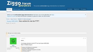 
                            3. Humax iHDR-5200 - Hoe verbind ik met de FTP? | Ziggo Gebruikersforum