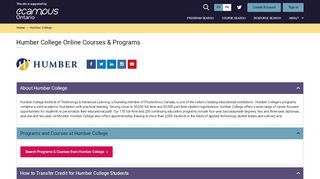 
                            9. Humber College Online Courses & Programs | LearnOnline ...