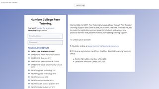 
                            13. Humber College Peer Tutoring