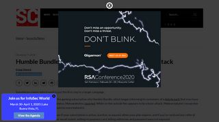 
                            11. Humble Bundle hit with data breach | SC Media - SC Magazine