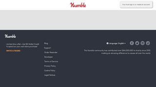 
                            1. Humble Bundle - Sign In